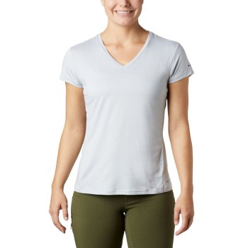 Columbia Bryce Short Sleeve, Camiseta Blancos Para Mujer | 189645-TNW